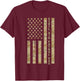 Civil Air Patrol Dad Proud Military Family Desert Camo T-Shirt - T-Shirt | Maroon
