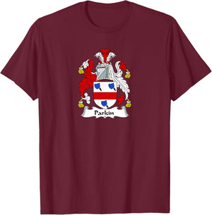 Parkin Coat of Arms - Family Crest Shirt T-Shirt - T-Shirt | Maroon