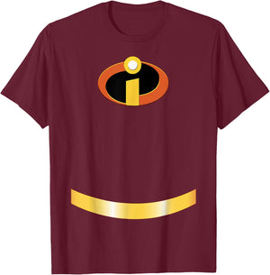 Disney Pixar The Incredibles Halloween Super Costume T-Shirt - T-Shirt | Maroon