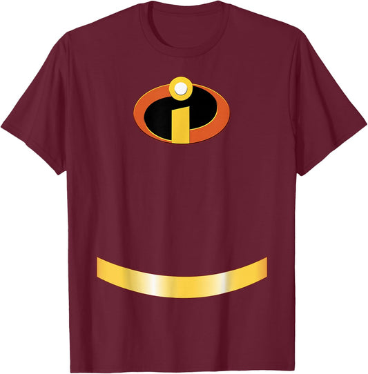 Disney Pixar The Incredibles Halloween Super Costume T-Shirt - T-Shirt | Maroon