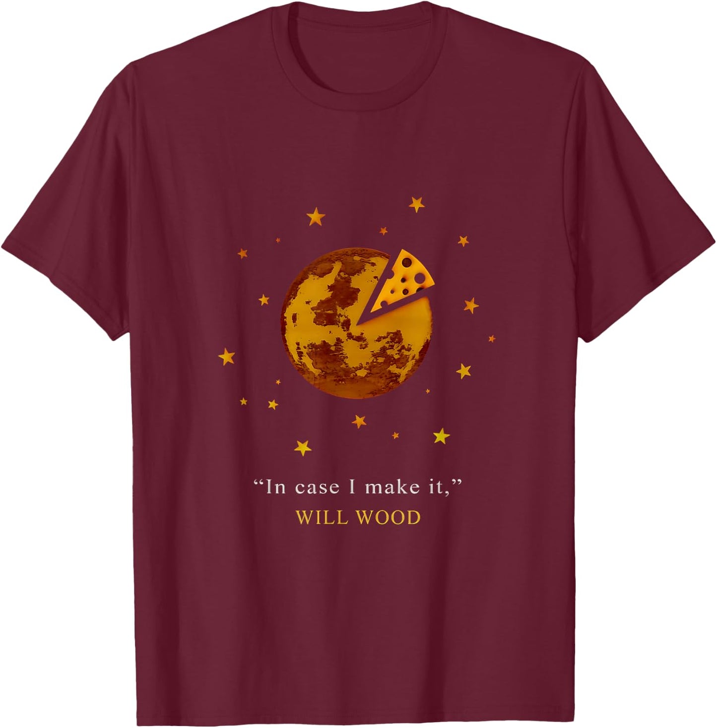 Meditation In Case I Make It Will Basic Wood Funny T-Shirt - T-Shirt | Maroon