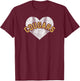 Cougars Baseball Softball Shirt High School Team Mascot Mom T-Shirt - T-Shirt | Maroon
