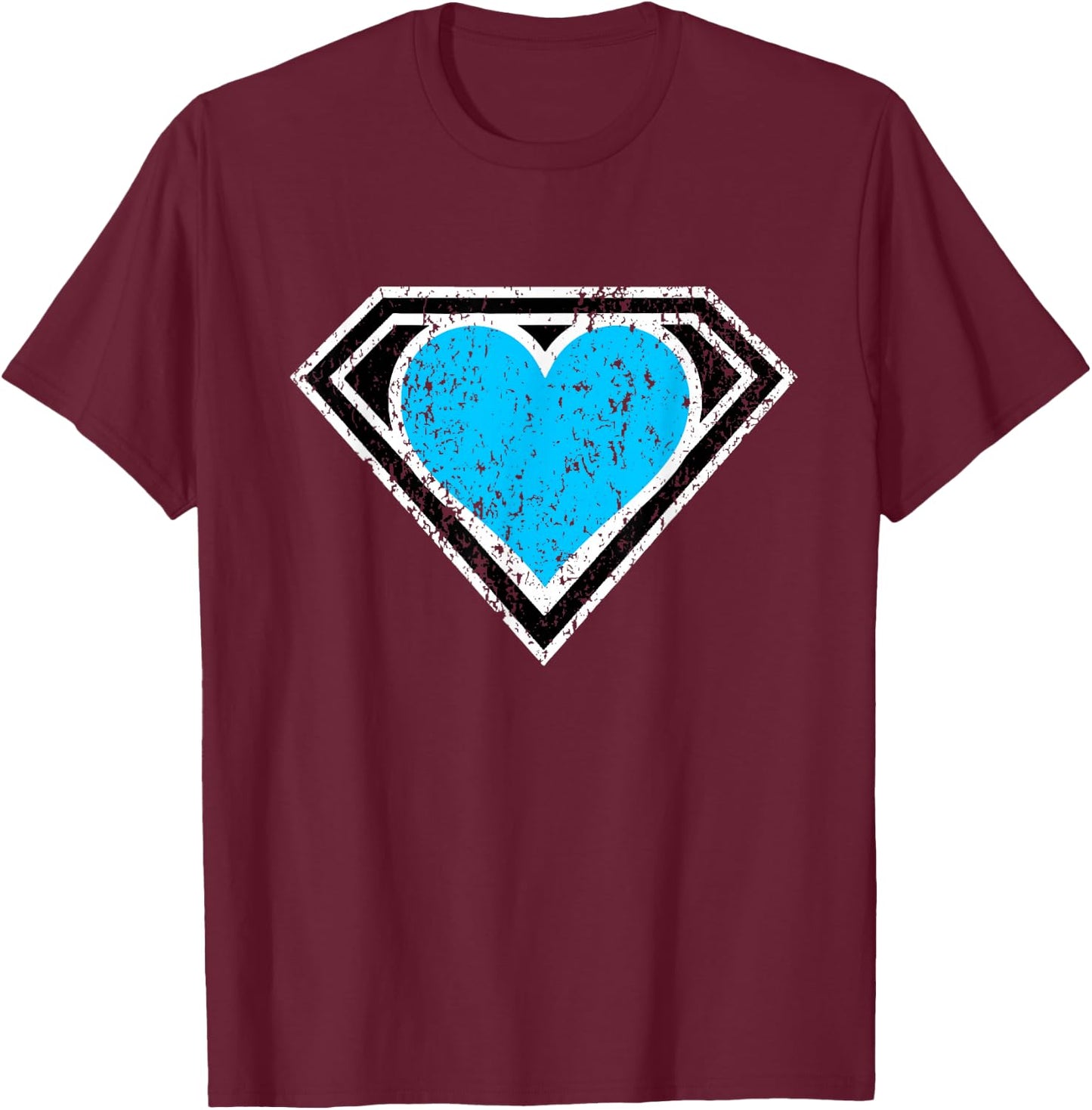 Distressed Kindness is My Superpower Choose Kind Bully Shirt T-Shirt - T-Shirt | Maroon