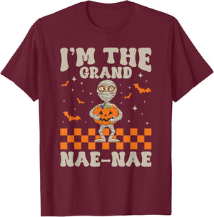 Funny Grandma Halloween Shirt I'm The Grand Nae-Nae T-Shirt - T-Shirt | Maroon