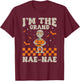 Funny Grandma Halloween Shirt I'm The Grand Nae-Nae T-Shirt - T-Shirt | Maroon