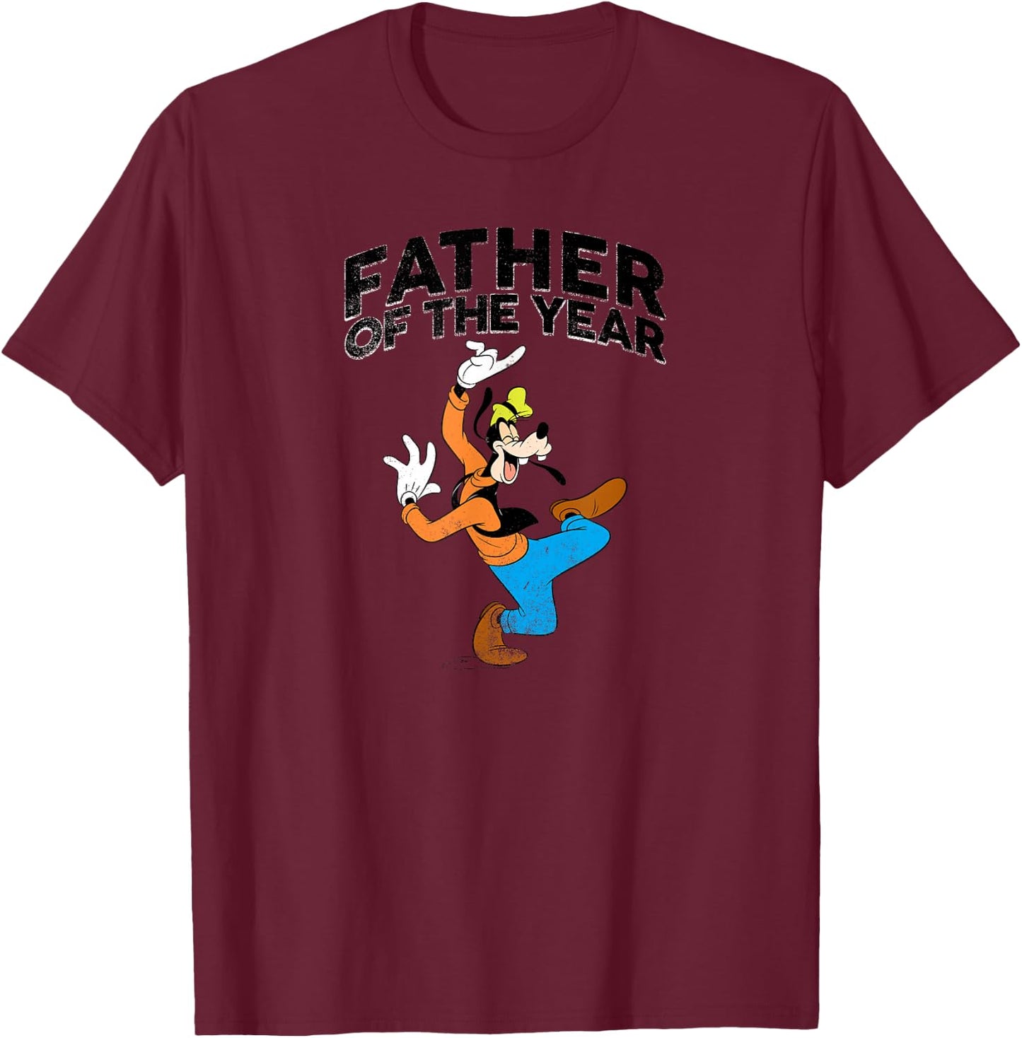 Disney Goofy Father of the Year T-Shirt - T-Shirt | Maroon