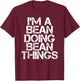 Bean Funny Surname Family Tree Birthday Reunion Gift T-Shirt - T-Shirt | Maroon