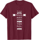 John 1:1 in Greek Christian Clothing T-Shirt - T-Shirt | Maroon