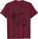 Nazca Lines Shirt Monkey Peru South America Souvenir T-Shirt - T-Shirt | Maroon
