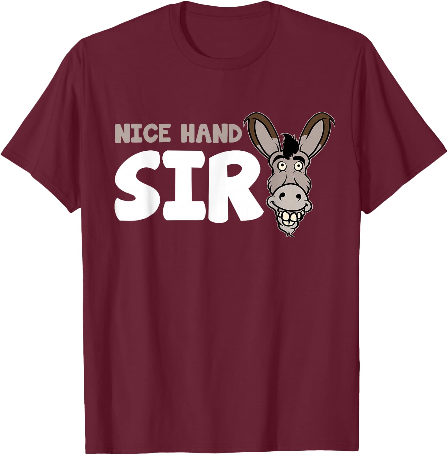 Funny Poker Donkey Gift I Poker Player T-Shirt - T-Shirt | Maroon