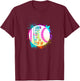 Funny I Play Like A Girl Softball Baseball Quote T-Shirt - T-Shirt | Maroon