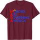 Morons Are Governing America Funny Trump 2024 T-Shirt - T-Shirt | Maroon