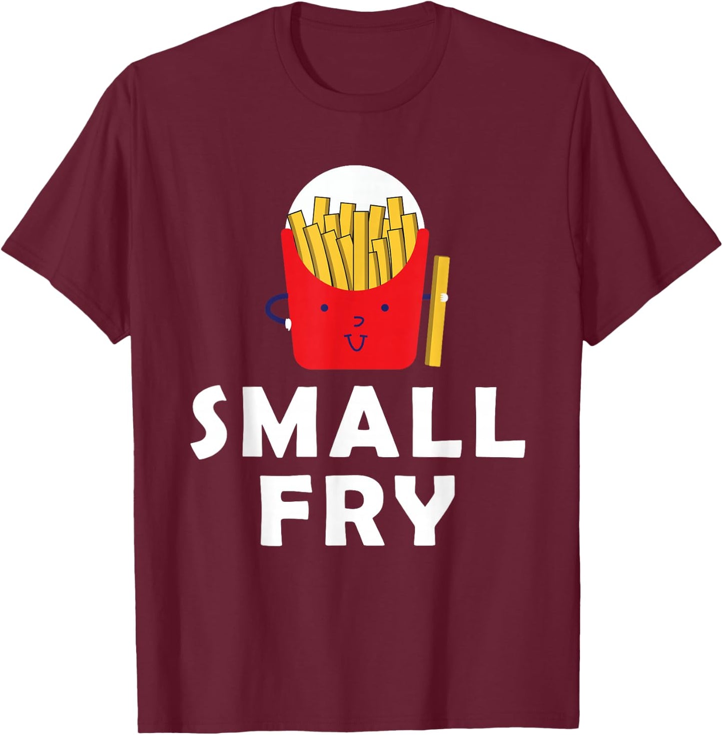 Small Fry - French Fry Shirt Toddler for Boys & Girls T-Shirt - T-Shirt | Maroon