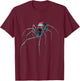 Scary looking Redback spider for Halloween! T-Shirt - T-Shirt | Maroon