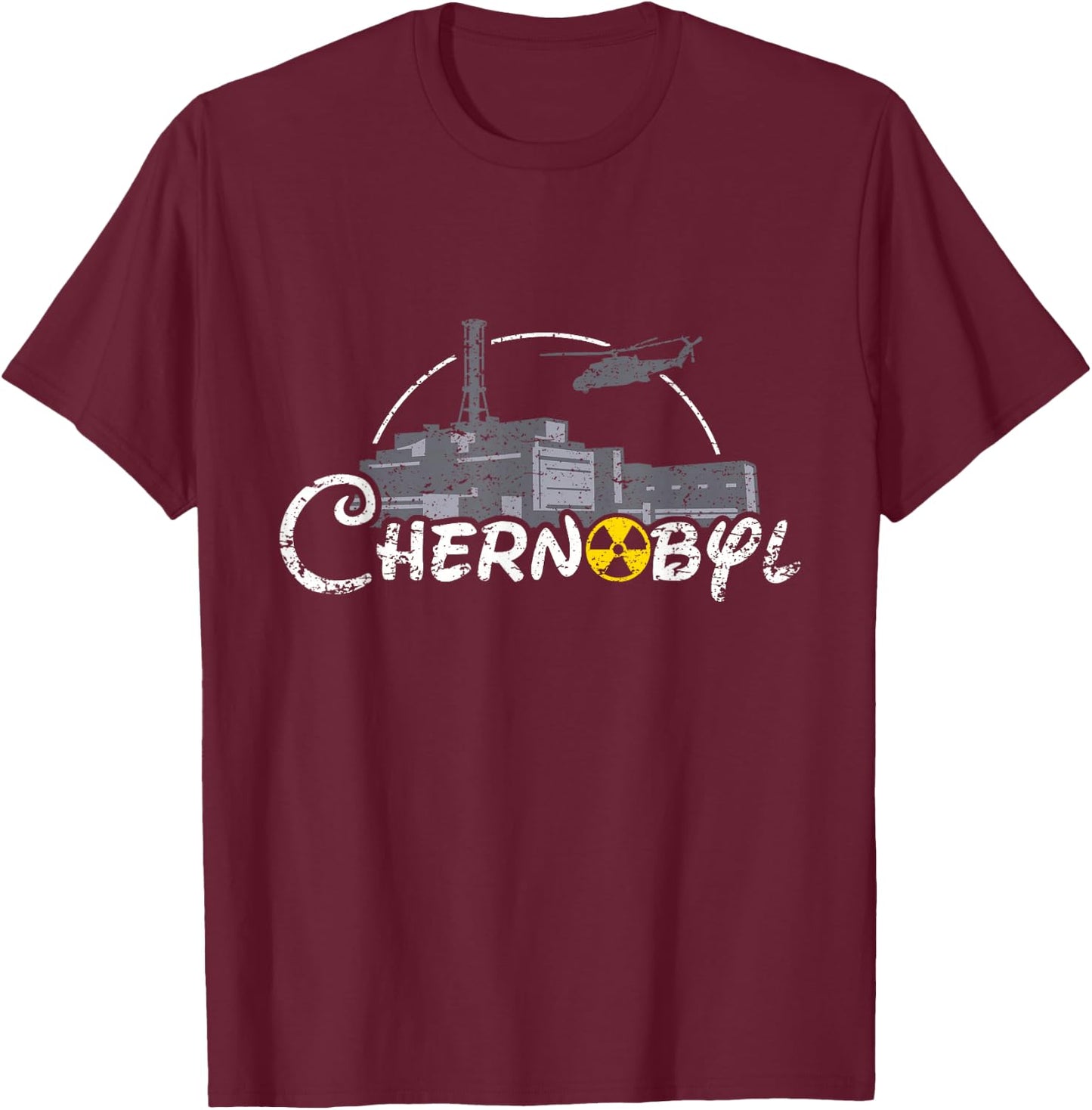 Retro Chernobyl 1986 T-Shirt - T-Shirt | Maroon