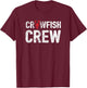 Crawfish Crew Funny Cajun Crawfish Boil Shirt - White T-Shirt - T-Shirt | Maroon