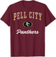 Pell City High School Panthers C3 T-Shirt - T-Shirt | Maroon