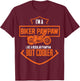 Biker Pawpaw T-Shirt - T-Shirt | Maroon