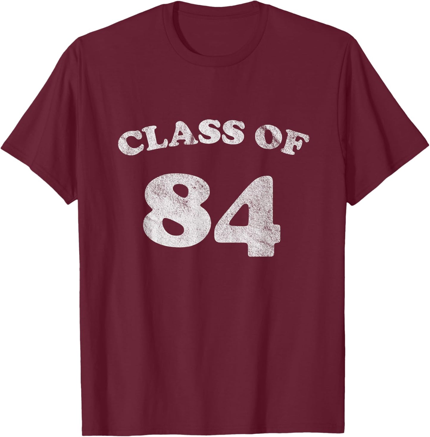 1984 Retro Class of 84 T-Shirt - T-Shirt | Maroon