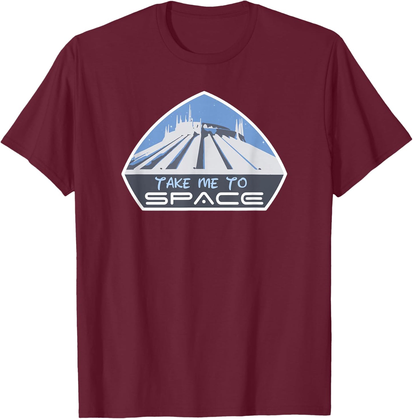 Take Me to Space T-Shirt - T-Shirt | Maroon