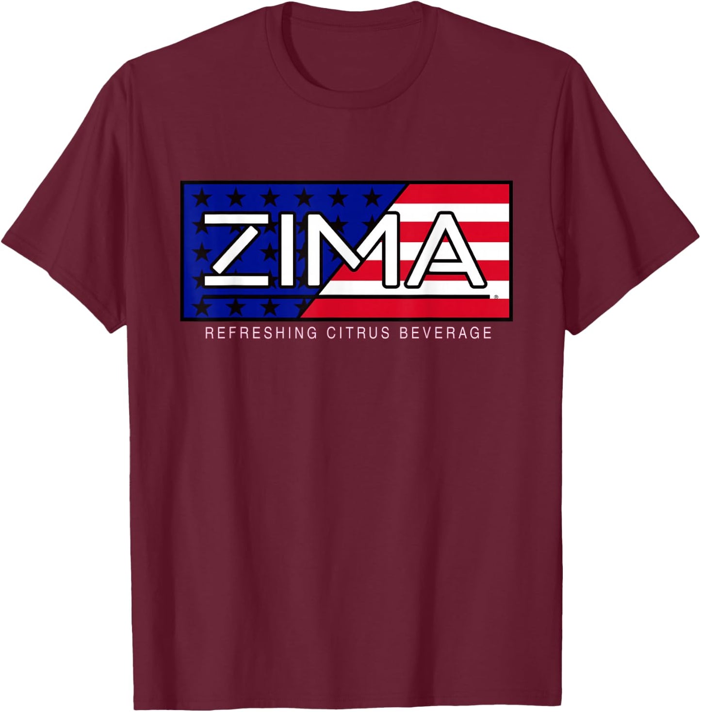 Zima Flag (Official) T-Shirt - T-Shirt | Maroon