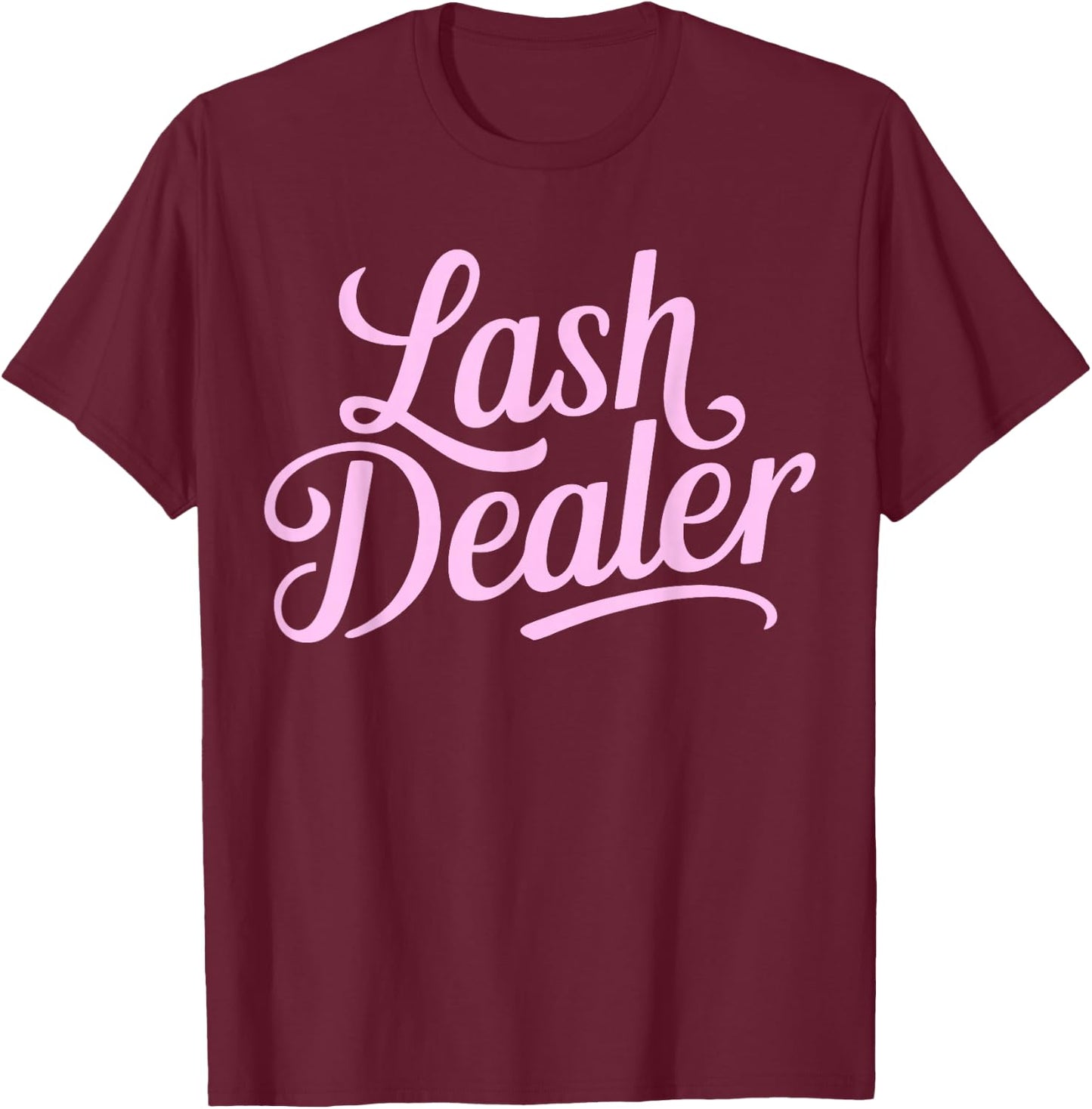 Lash Tech Funny Eyelash Technician T-Shirt - T-Shirt | Maroon
