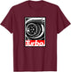 Turbo Design, for Boost Lovers, car Racing & Drifting T-Shirt - T-Shirt | Maroon