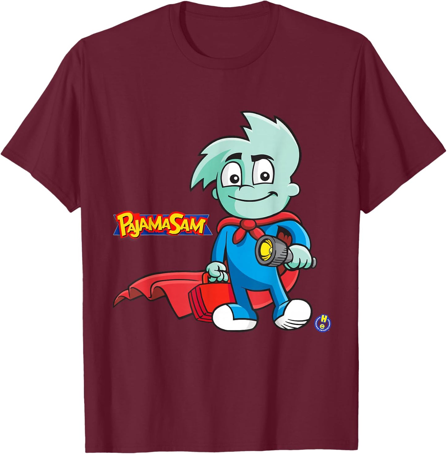 Humongous Entertainment: Pajama Sam T-Shirt - T-Shirt | Maroon