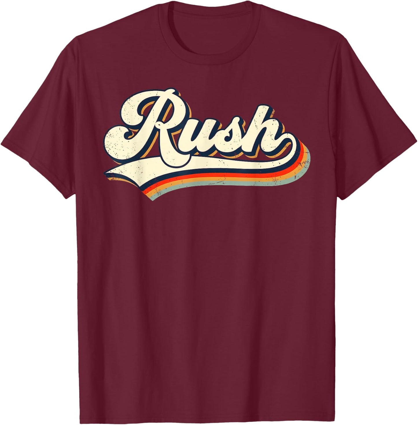 Rush Vintage Design Men Women Kids T-Shirt - T-Shirt | Maroon