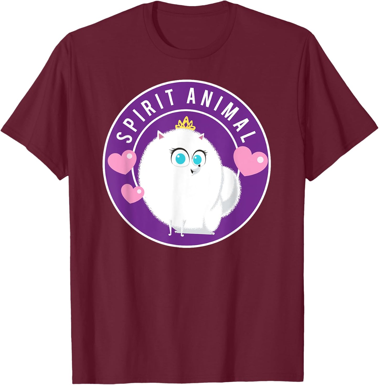 The Secret Life of Pets 2 Patch T-Shirt - T-Shirt | Maroon