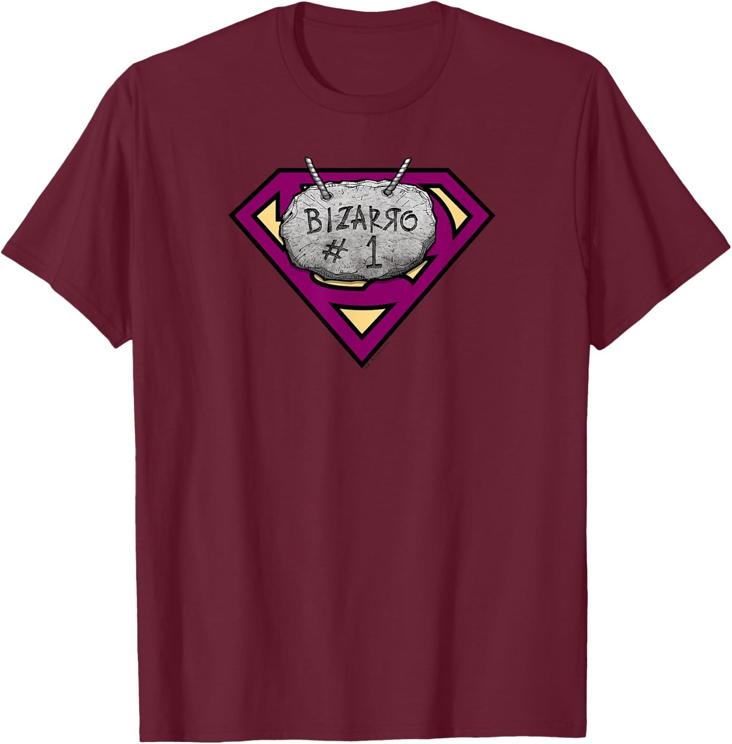 Superman Bizzaro #1 Rock T-Shirt - T-Shirt | Maroon