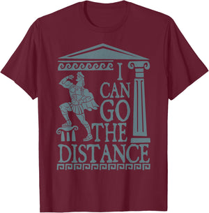 Disney Hercules Go The Distance Greek Art Graphic T-Shirt - T-Shirt | Maroon