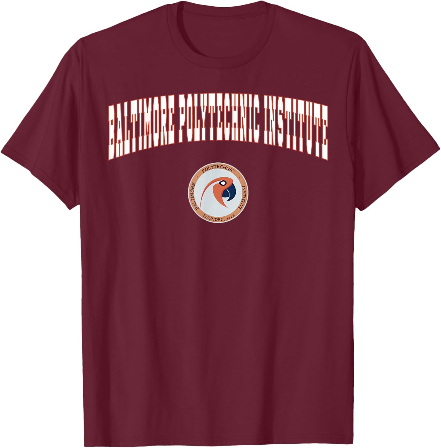 Baltimore Polytechnic Institute Engineers C2 T-Shirt - T-Shirt | Maroon