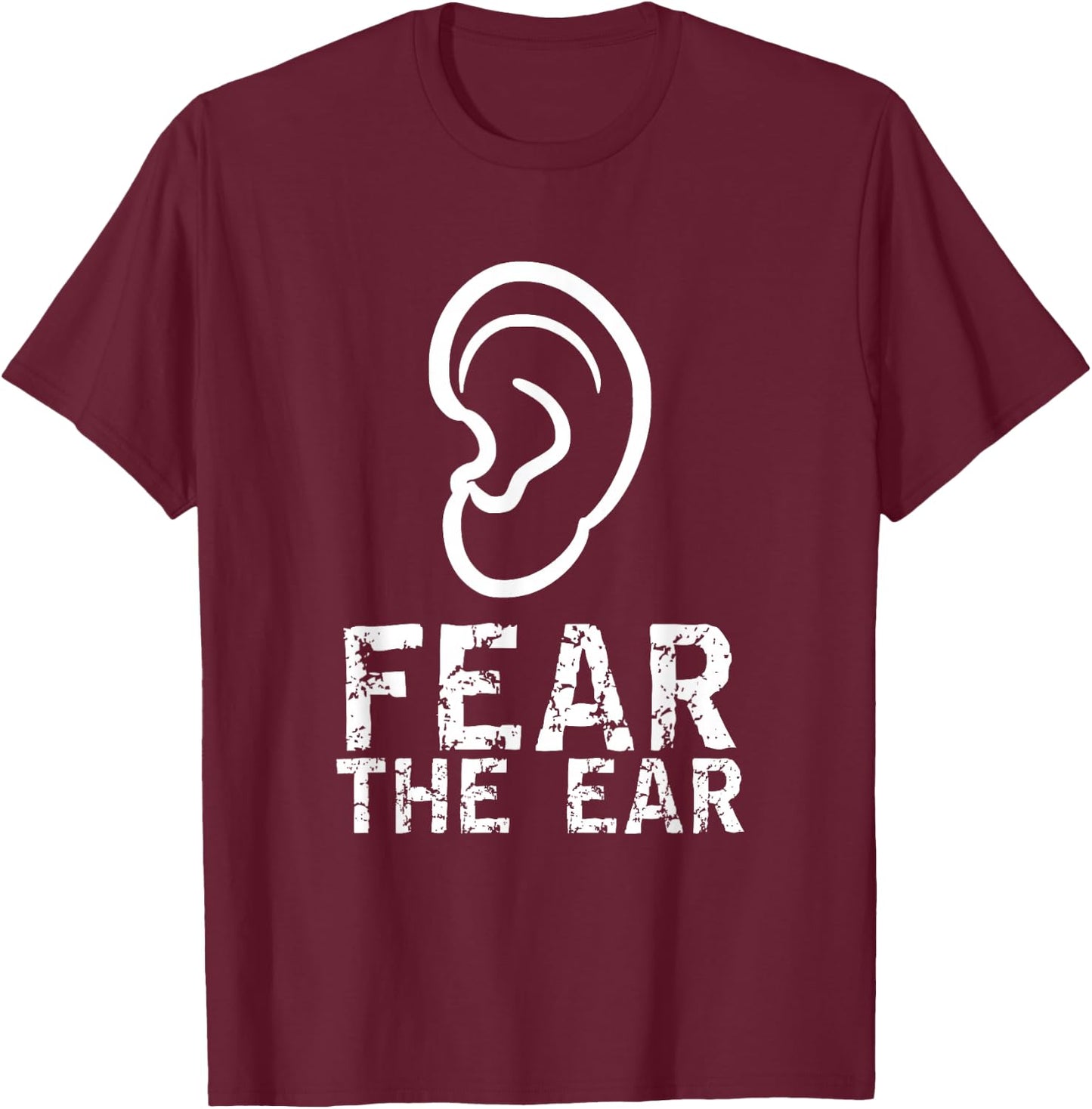 Wrestling Cauliflower Ear T-Shirt - T-Shirt | Maroon