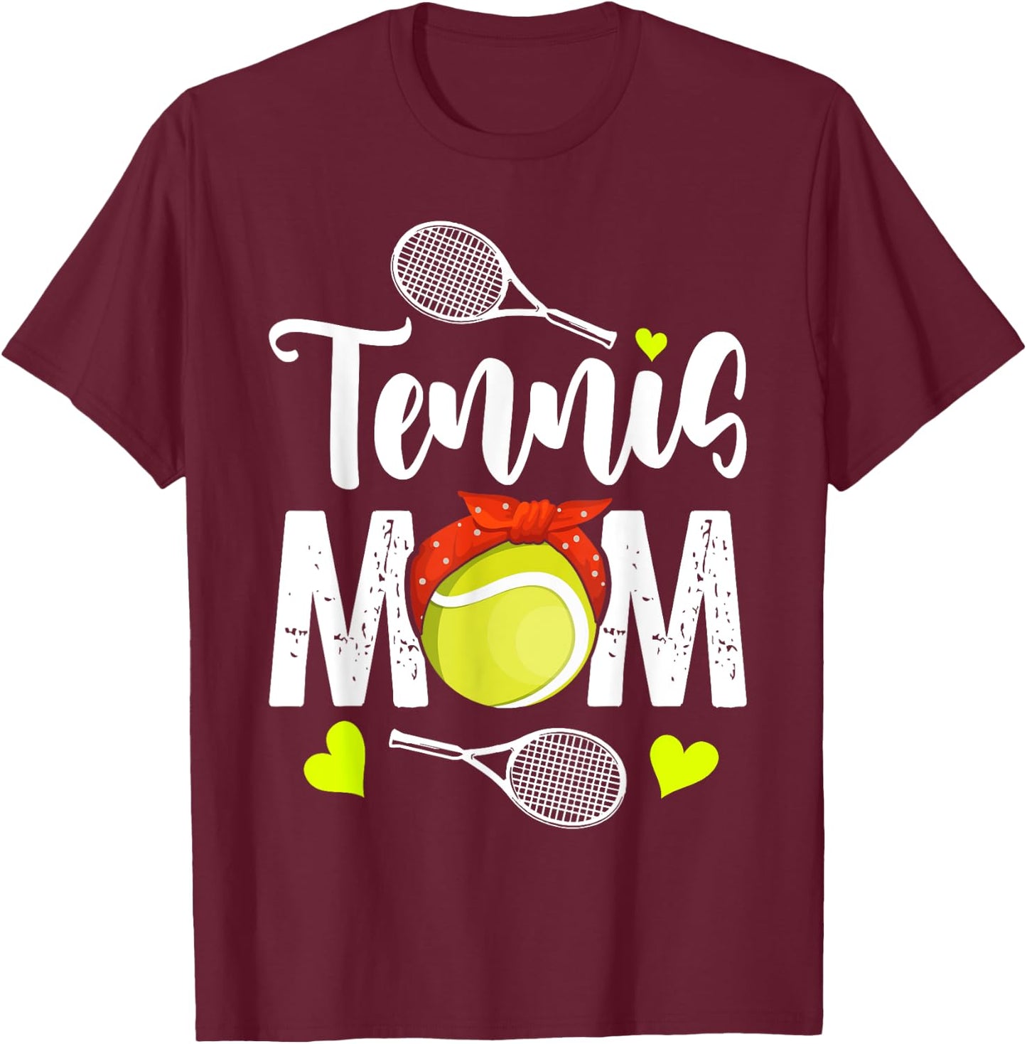 Tennis Mom T-Shirt - T-Shirt | Maroon