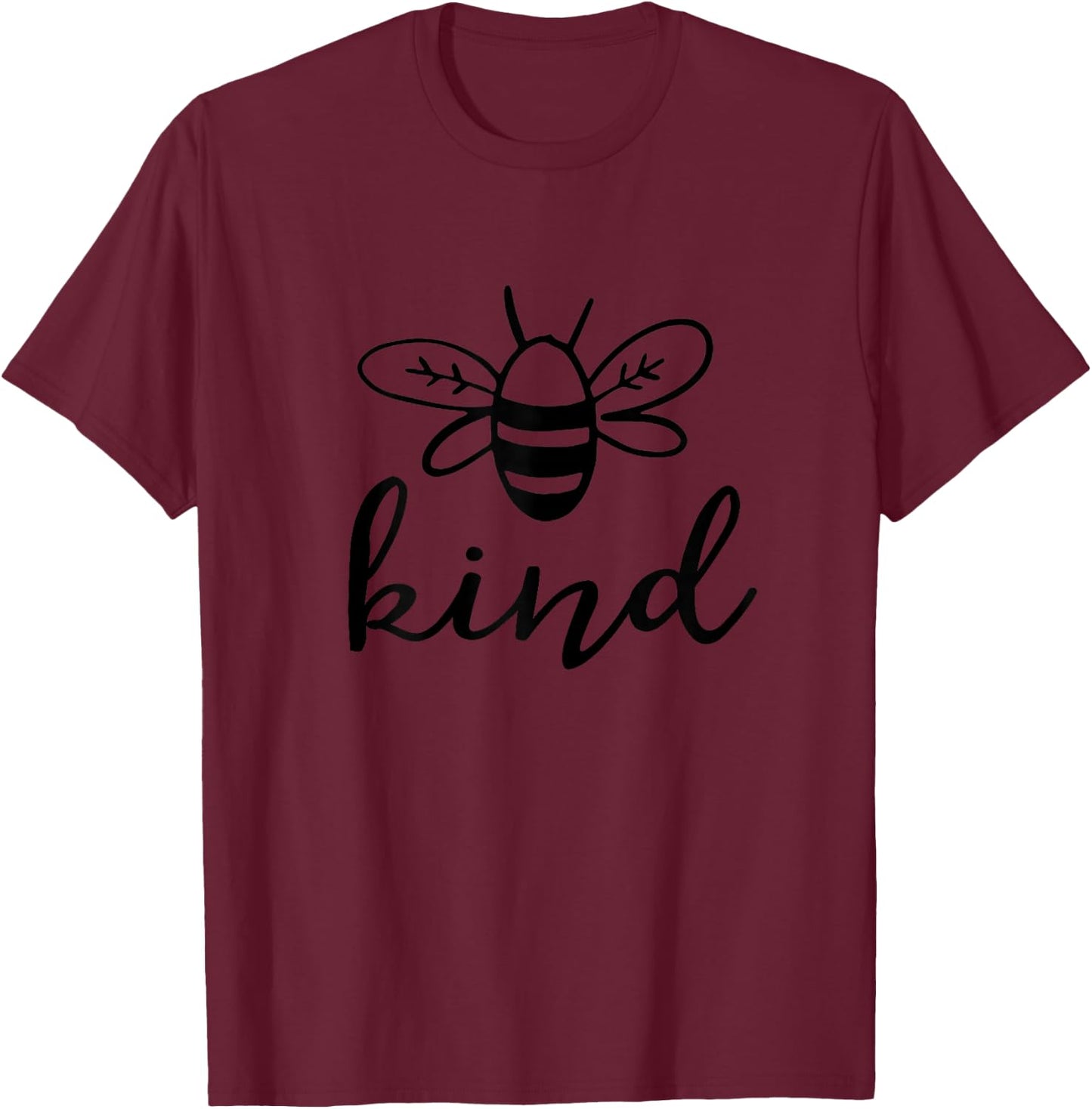 Bee Kind Shirt for Teachers Kids Kindness Anti-Bullying T-Shirt - T-Shirt | Maroon