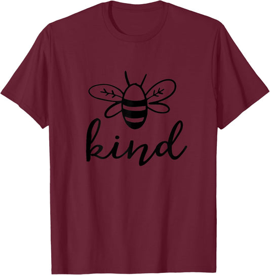 Bee Kind Shirt for Teachers Kids Kindness Anti-Bullying T-Shirt - T-Shirt | Maroon