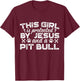 Pit Bull | Christian Gift T-Shirt - T-Shirt | Maroon