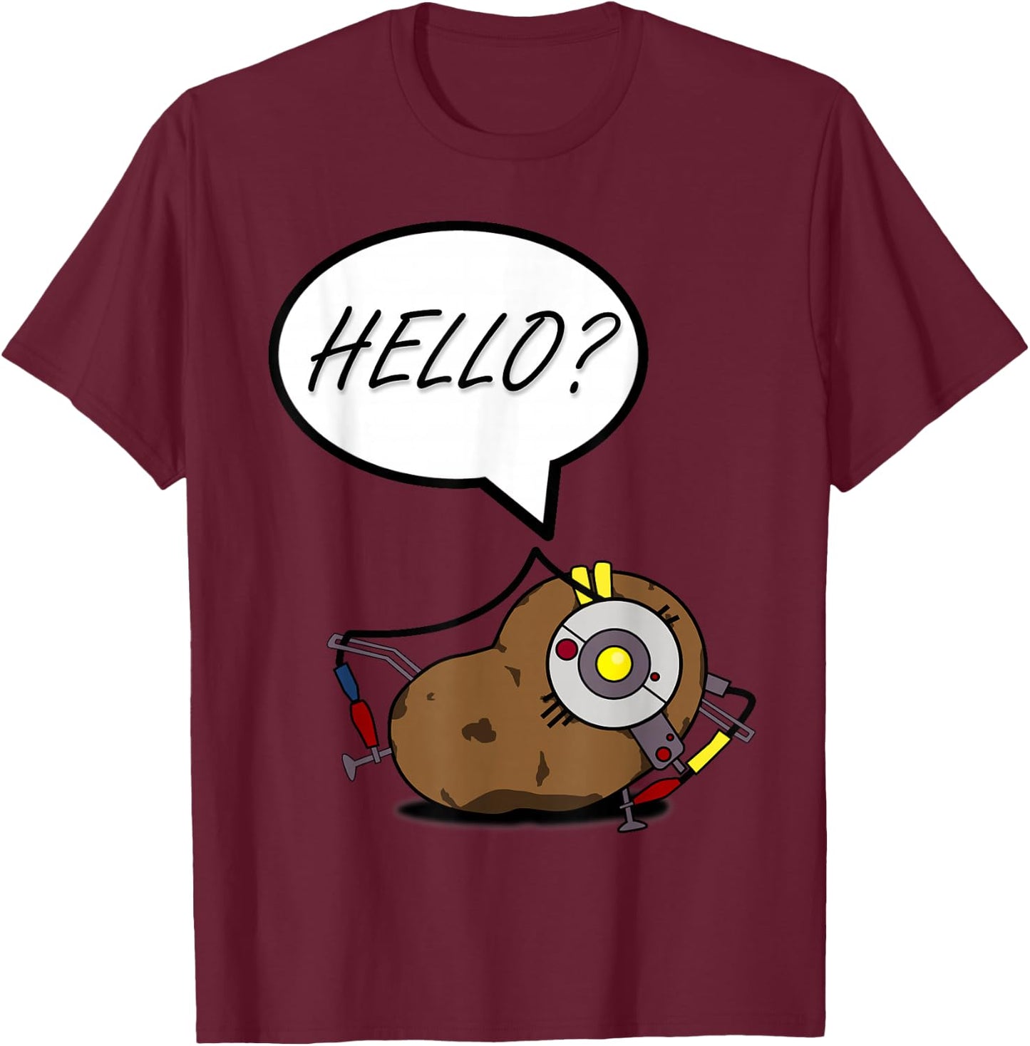 PORTAL - Potato T-Shirt - T-Shirt | Maroon