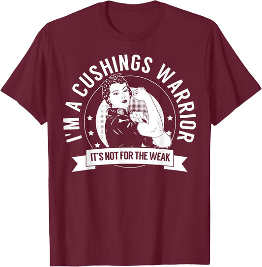 Cushing's Warrior NFTW - Cushing's Disease Awareness T-Shirt - T-Shirt | Maroon