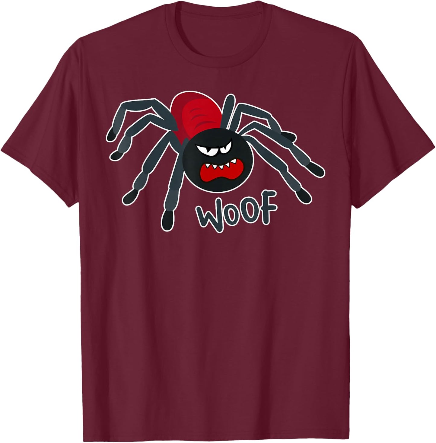 Barking Spider | Halloween Apparel for Dog Lovers Men Women Kids T-Shirt - T-Shirt | Maroon