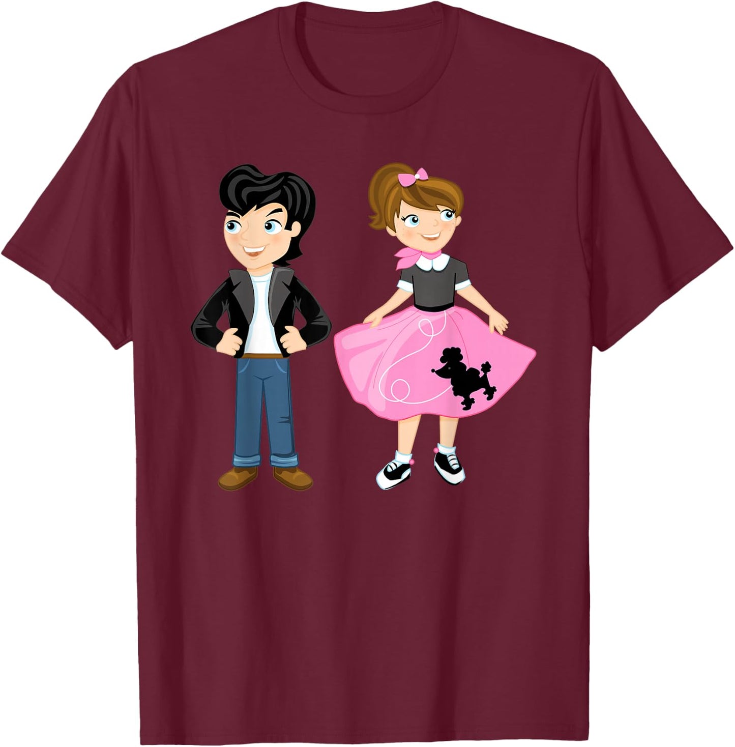 Sock Hop T Shirt T-Shirt - T-Shirt | Maroon