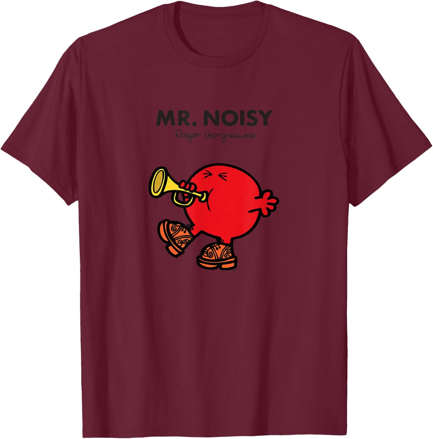 Mr. Men Mr. Noisy T-Shirt - T-Shirt | Maroon