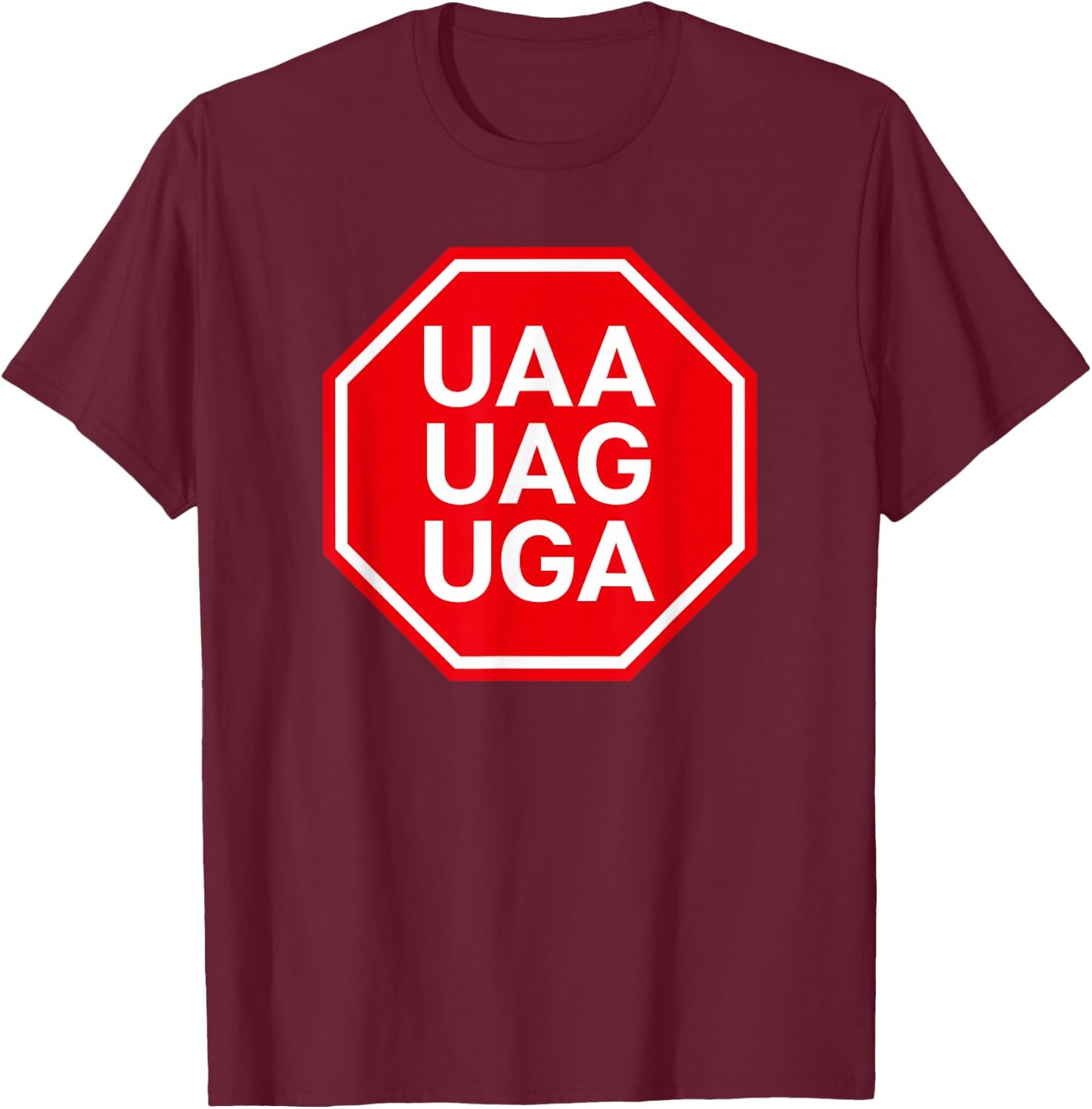 Geneticist Stop Codons Biology Biologist Genetics T-Shirt - T-Shirt | Maroon