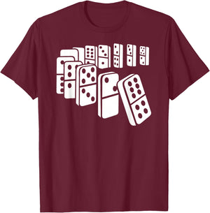 Dominoes T-Shirt - T-Shirt | Maroon