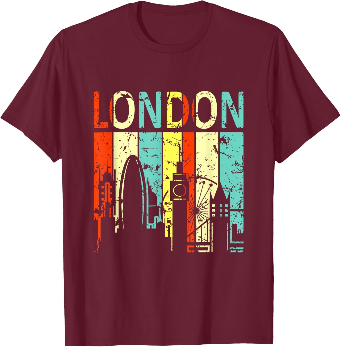 London England Shirt Gift Everyone From Great Britain T-Shirt - T-Shirt | Maroon