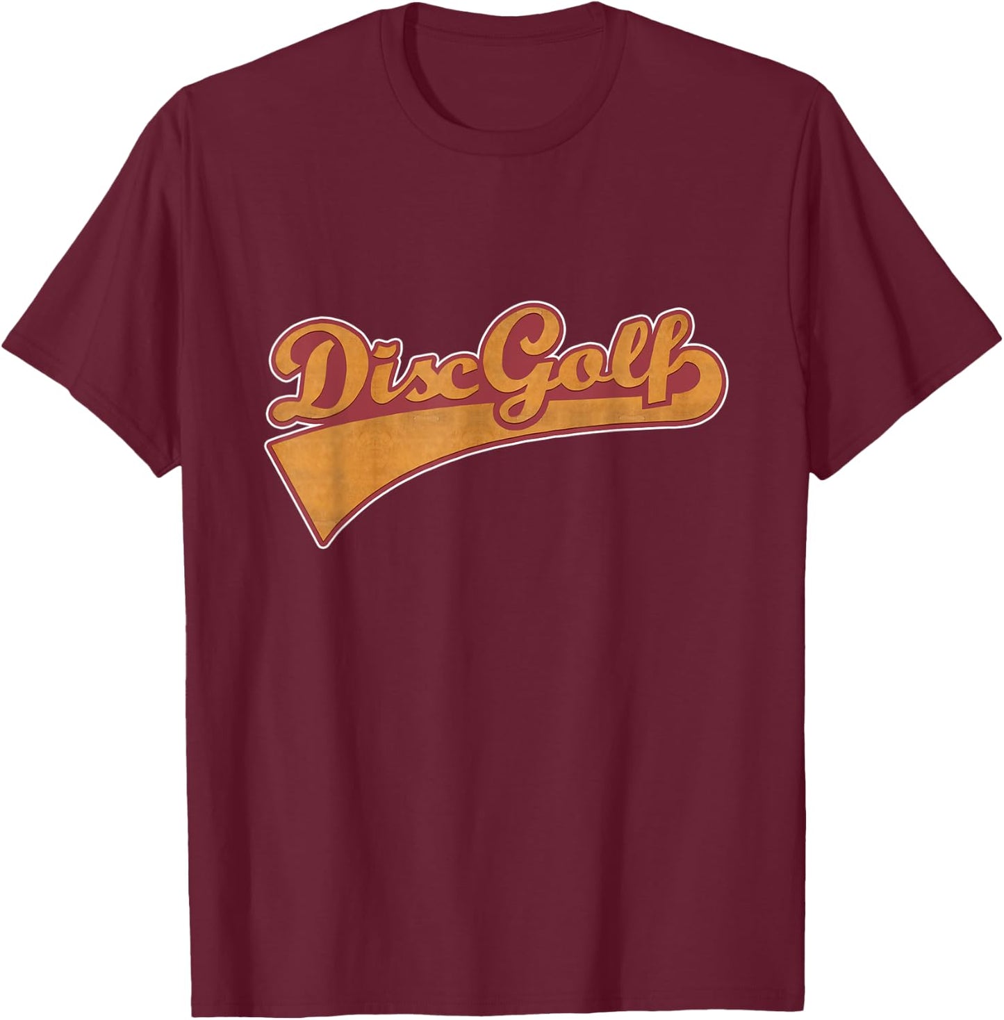 Disc Gold Shirt Funny Golfing for Dad and Mom T-Shirt - T-Shirt | Maroon