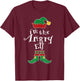 I'm The Angry Elf Family Matching Funny T-Shirt - T-Shirt | Maroon
