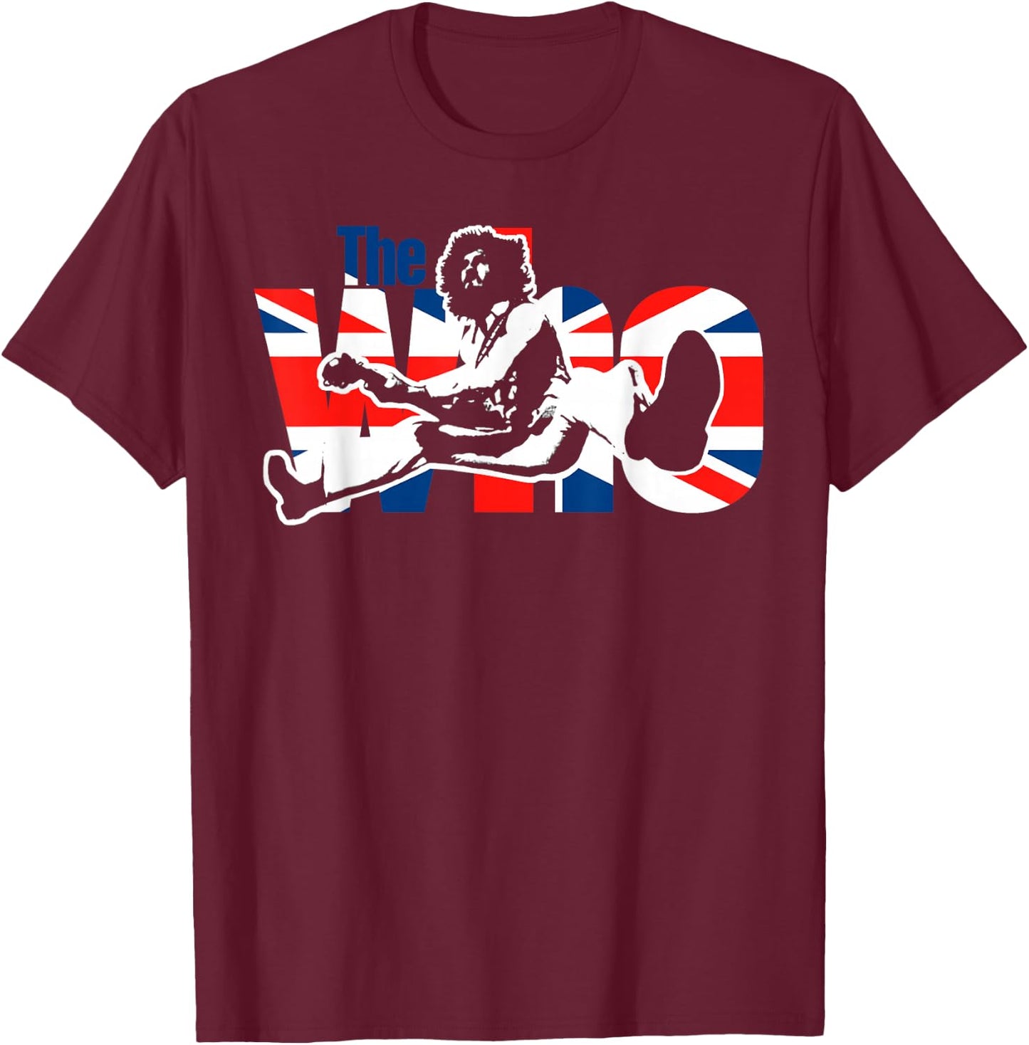 The Who Official Pete Logo Rearrange T-Shirt - T-Shirt | Maroon