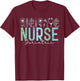 Geriatric Caregiver Geriatric Nurse Nursing Women T-Shirt - T-Shirt | Maroon